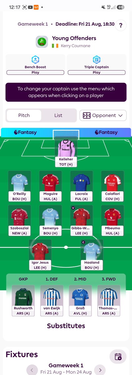 CournaneKerry's tweet photo. @FFScout @fplblackbox_az @FPLFamily BB gw2 ��� https://t.co/Kjtkcj2ktk
