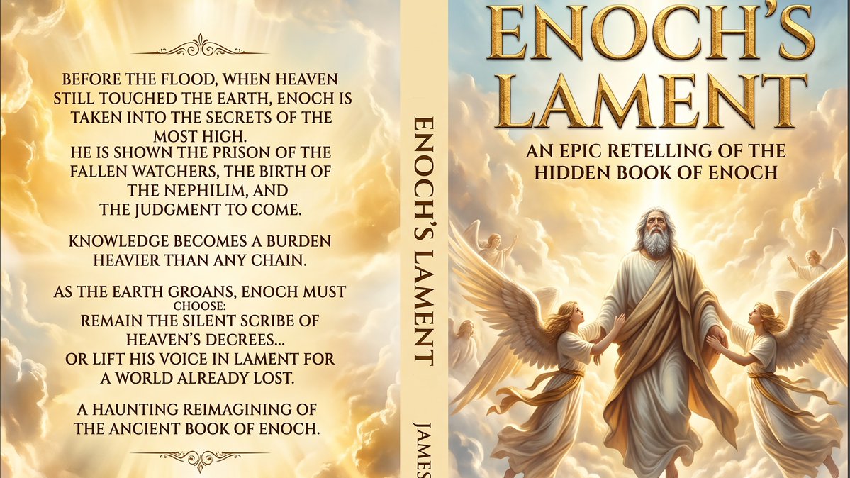 jimwebster_uk's tweet photo. Enoch's Lament now on Amazon (e-book &amp; print) 

An Epic retelling of the Book of Enoch 

From Part 4 – The Great Flood 
The fountains of heaven burst open in fury, 
The depths of the abyss rose roaring above, 
And waters of judgment washed over the world... https://t.co/m1EDsMZyrl