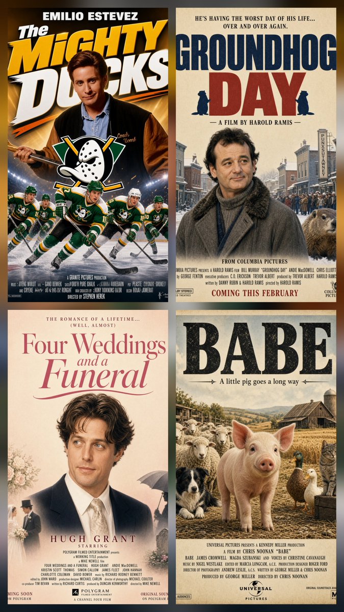 MyFilmReview123's tweet photo. My Film Reviews
These are films I watched from 1992-1995
Which is your favourite from these movies?
COMMENT BELOW 🙂 https://t.co/CFEW12PzxV