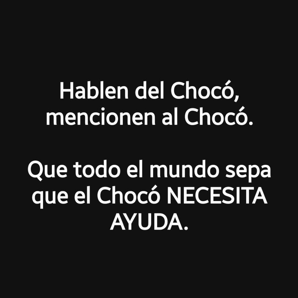 charlessradio's tweet photo. ¡El Chocó nos necesita! #Terremoto #Colombia https://t.co/7g7dd4mmre