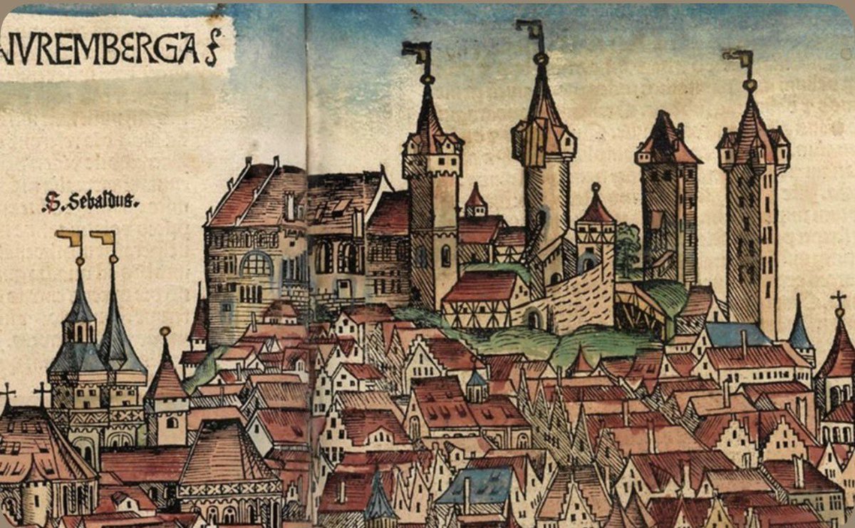 Argonaut1535's tweet photo. The early 16th c. was a period of rapid change and transition from the old knightly order and feudalism-especially if you were a lesser knight/nobleman of the Holy Roman Empire.  Lords & Knights of the HRE were highly autonomous relative to other nations, but this also meant they were under constant strain to maintain and pay for their holdings.  Add to that profound religious & social changes….

Ulrich von Hutten (1488-1523) was a German knight of the HRE, scholar, & friend of Martin Luther. He was from minor nobility, and lived at Stechelberg Castle near Schluchtern, Hesse. 

 He wrote this letter in 1518 to a wealthy citizen of Nuremberg-

"In the cities, you can live not only peacefully, but also comfortably if you want to. But do you think that I will ever find rest among my knights? And have you forgotten what disturbances and agitations the people in our class are exposed to? Don't believe that and don't compare your life with mine! The situation around us is that the course of time would not leave me in peace, even if I had a very considerable inheritance and could live on my income. We live in the fields, in the forest and in the well-known castles on the hills. Those who feed us are destitute farmers to whom we lease our fields, vineyards, meadows and forests. The income is small compared to the effort expended; but we worry and toil very much that it will become large. Because we have to be extremely careful housefathers.”

“Then we must place ourselves in the service of a prince from whom we hope for protection. If I don't do that, everyone thinks they can do anything against me. But even if I do, this hope is associated with danger and fear on a daily basis. For if I go away from home, I am afraid of meeting people with whom the prince, however important he may be, is feuding or waging, and who will attack me and drag me away on his behalf. If my misfortune would have it, half my fortune could easily go to it as a ransom, and so an attack threatens from where I hoped protection. 

That is why we keep horses and surround ourselves with numerous followers, all at great and noticeable cost. Meanwhile, we do not go out without weapons, even within a radius of a hundred meters. We cannot visit any village unarmed, go hunting and fishing only in iron. In addition, disputes often arise between foreign servants and ours; not a day goes by without a quarrel being left to us, which we then have to settle as carefully as possible. Because as soon as I assert my own too stubbornly or punish injustice, there is war. “

“But if I give in too meekly or give up something of my own, I am immediately at the mercy of the breaches of the law of all others, because then everyone wants to have as prey for his injustice what has been granted to a single one. But among which people does this happen? Not among strangers, my friend, no, between neighbors and relatives, even among brothers. These are our rural pleasures, these are our leisure and silence!

“The castle itself, whether it is on the mountain or on the plain, is not built as a pleasant stay, but as a fortress. It is surrounded by walls and ditches, inside it is narrow and crowded together by sheds and stables for cattle and horses. Next to them are dark chambers, crammed with guns, pitch, brimstone and other accessories for weapons and war equipment. Everywhere it stinks of gunpowder; and then the dogs and their filth, that, too—I must say—a lovely scent! Horsemen come and go, including robbers, thieves and highwaymen. Because our houses are open to almost everyone, because we don't know what kind of people they are, or don't inquire much about them. You can hear the bleating of the sheep, the roaring of the cattle, the barking of the dogs, the shouting of those working in the fields, the creaking and rattling of the carts and wagons; yes, even the howling of the wolves can be heard in our house, because it is close to the forest.”