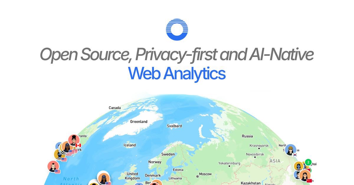 uaghazadae's tweet photo. WE JUST KILLED PLAUSIBLE BTW

one lightweight script, no cookies, no banner.

realtime globe, every visitor's journey, funnels, revenue attributed to its source, and an mcp server so you can just ask claude what happened yesterday.

self-host it for free, or $9 hosted. https://t.co/B27j3sEqdS