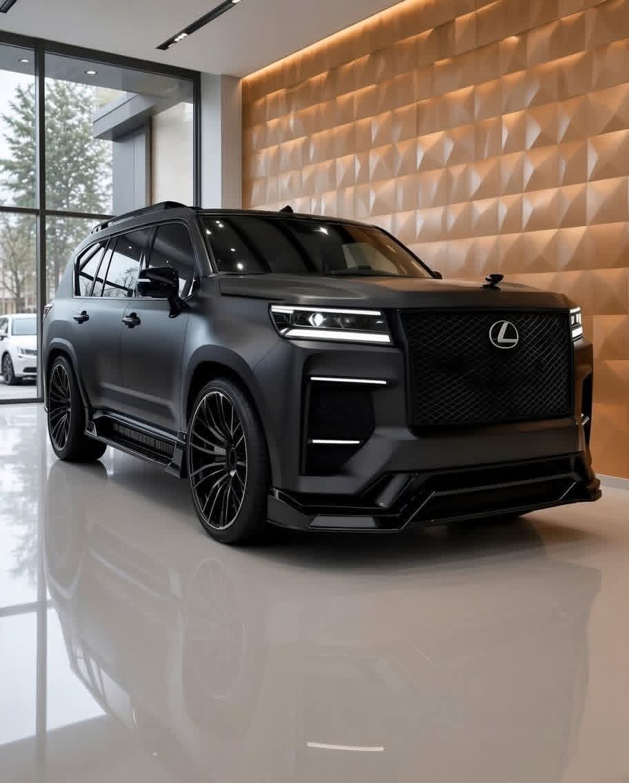 DriveHubyp7's tweet photo. 🖤🔥 Lexus LX 800h — All-Black Dominance 🚗✨#LexusLX #WidebodySUV #BlackBeauty https://t.co/X1719JLE8d