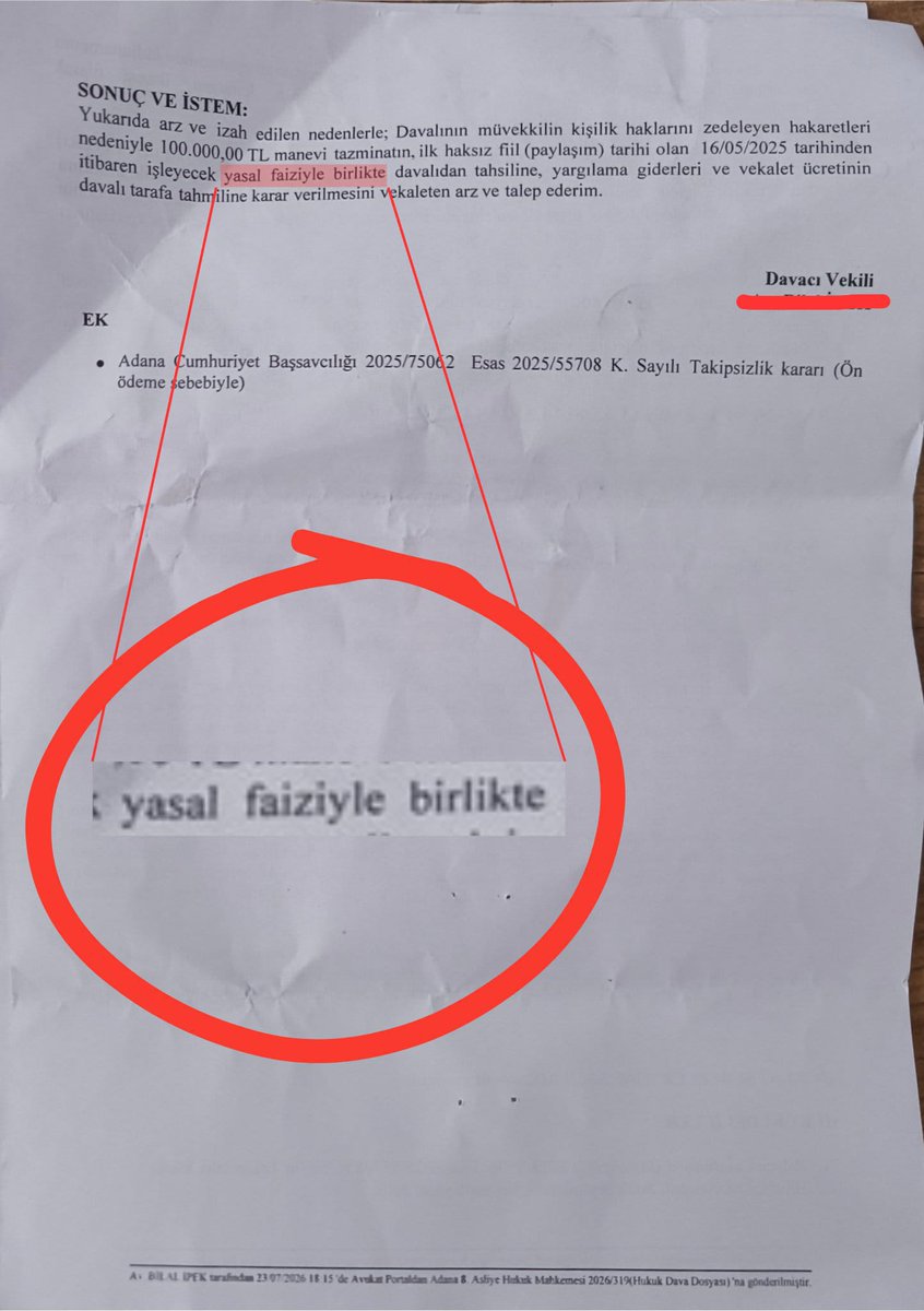 aydinn_23's tweet photo. Faiz yiyen hoca???
@alparslankuytul

Alparslan kuytul kendisine yaptığım ağır eleştiri ve ironi paylaşımlarımı "Laik T.C" mahkemelerine şikayet etti. Ve bunu kendisini ŞERİAT'a davet etmemize rağmen yaptı.

Bunun ardından geçen hafta elime ulaşan bir tebligatta öğrendim ki, beyefendi bir de 100 bin+100 bin tazminat istiyormuş.

Hadi diyelim cemaatinden topladığı paralar yetmedi, hadi kurban eti toplayıp sucuk yaptırıp satıp kazandığı paralar da gözünü doyurmadi, beni yolmaya çalışıyor. Okey.

O da yetmiyormuş gibi bir de bu tazminatın "FAİZİNİ" de istiyormuş :)))

Sübhanallah dedim ben bu adamla boşuna mücadele etmemişim.

"Faiz yiyenler, ancak şeytanın çarptığı kimsenin kalktığı gibi kalkarlar. Bu, onların, “Alışveriş de faiz gibidir” demelerinden dolayıdır. Oysa Allah, alışverişi helâl, faizi haram kılmıştır. Bundan böyle kime Rabbinden bir öğüt gelir de faizden vazgeçerse, artık önceden aldığı onun olur. Durumu da Allah’a kalmıştır. Kim tekrar faize dönerse, işte onlar cehennemliklerdir. Orada ebedî kalacaklardır..."
[ Bakara / 275 ]

Allah'ın laneti senin üzerine olsun, Allah senin müridlerinin gözünü açsın.

Kuytulculara sesleniyorum, sizin hocanız müslüman bir adam değil. Sizin duygularınızı sömüren ve size dini kendi menfaatleri doğrultusunda anlatan birisi. Düşünün bir Müslüman FAİZ ister mi???