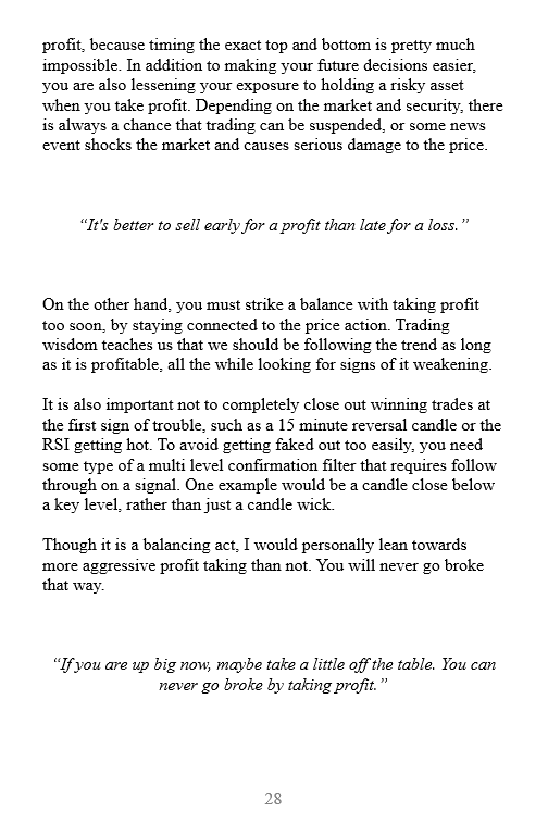 BigCheds's tweet photo. Lesson 9 - Profit taking https://t.co/YTPkux5ist