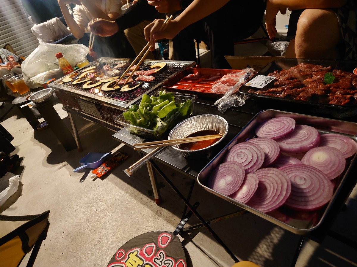 freerider6822's tweet photo. 急にはじまる🔥BBQ🔥 https://t.co/74yFY02cEy