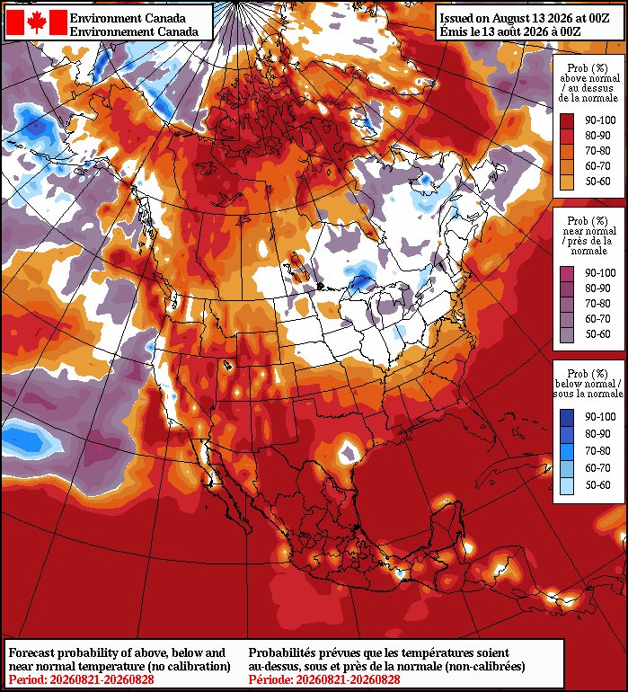 vlad_rad's tweet photo. Currently on Vacation but I’ll try sum it up. Highly volatile pattern going forward with typhoon activity in the Pacific affecting the weather around North America. Latest ensembles suggest a much warmer pattern now 2/half August out West. #PNW #BCWx #BCStormWatch #WaWx #BCHeat https://t.co/Yw9ctEwzDr