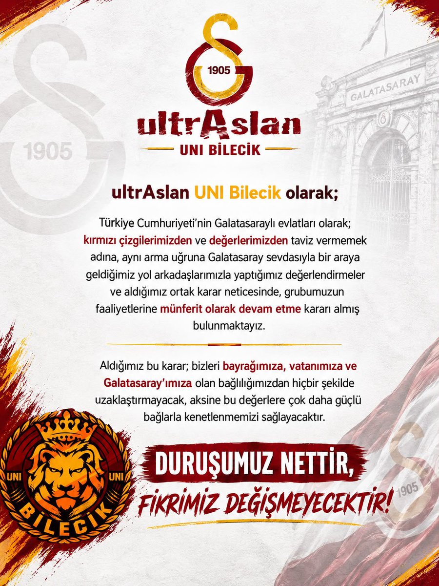 uAUNIBilecik's tweet photo. KAMUOYUNA DUYURUMUZDUR. https://t.co/AoFjv0NhPY