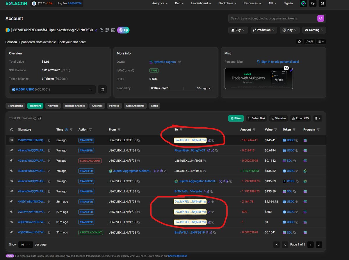 JustJabarius's tweet photo. THE DEV IS CLAIMING!!!

But $MAC is being held hostage by a 10% wallet. 

Going to redev $MAC, but this time sending fees and supply to @aykhanium wallet directly. 

I found the wallet by checking where he is sending claims to, the wallet was active 1 year ago. https://t.co/QffplSzjuM
