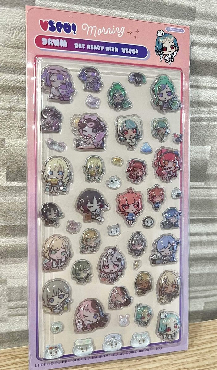 youcapriccio's tweet photo. ぷっくりシールです！
ぷっくりうるうるに仕上がってます！ https://t.co/O74Dvx1BTa