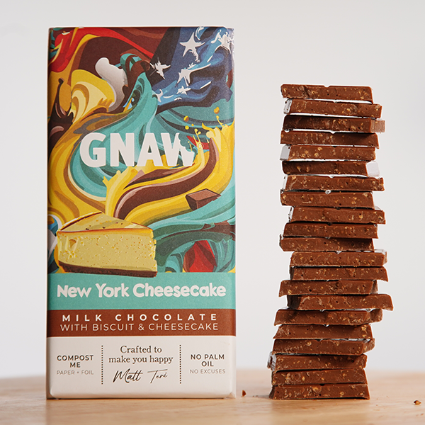 GnawChocolate's tweet photo. Playful Chocolate. Serious Ethics.

Try our New York Cheesecake Milk Chocolate Bar here 👉 https://t.co/oenQKiKIqc https://t.co/eibBqbjGZQ