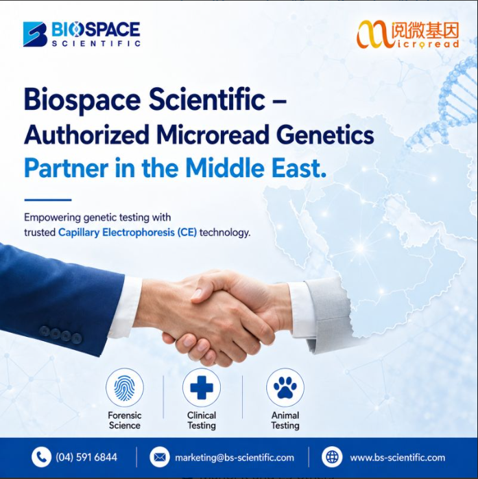 biospace_01's tweet photo. Stronger Together. Growing Together.

Biospace Scientific has been proud to serve as the authorized partner of Microread Genetics across our designated Middle East territory.
.
.
#BiospaceScientific #MicroreadGenetics #Partnership #MiddleEast #GeneticTesting https://t.co/CI6mZnFzbA