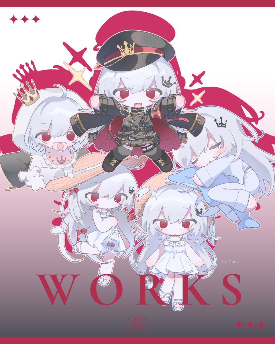領国つかさ　缶バッジ works ］ すぺしゃりて所属 領国つかさ様 お誕生日記念グッズイラスト