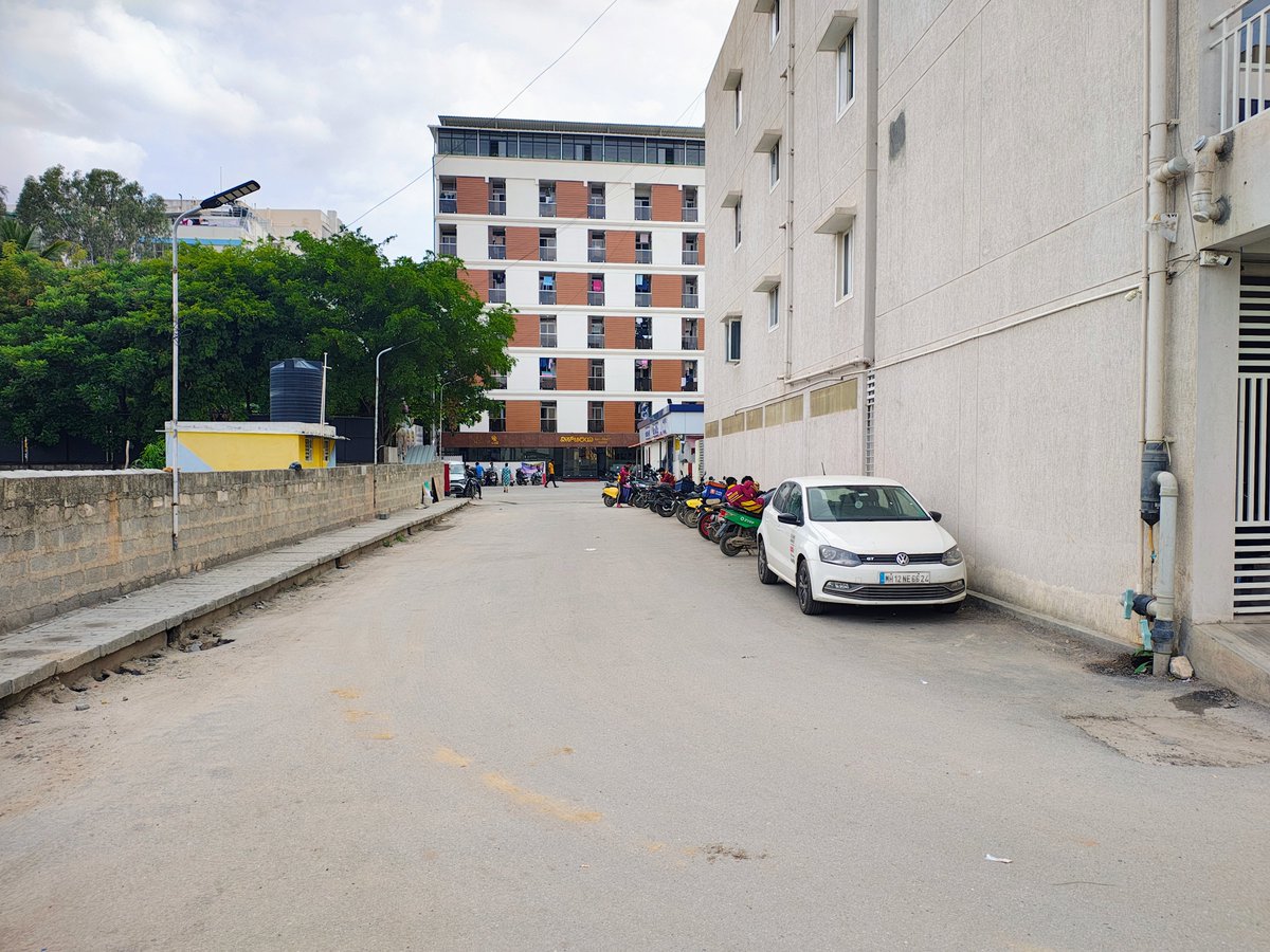 mayankshukla's tweet photo. @blrcitytraffic @BlrCityPolice @BlrCityPolice @blrcitytraffic 
Vehicle MH12NE6624 taken under protest from yard custody. Brand-new tire intentionally destroyed/punctured using a sharp object during dragging. Re-parked flush on Ashoka Lane with zero road obstruction. Awaiting ACP ATR update. https://t.co/Z8xb1DkfW6