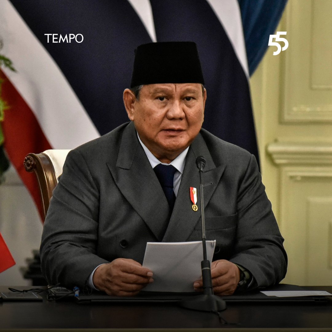 tempodotco's tweet photo. Prabowo: Rakyat Mengakui TNI-Polri Kerja Siang dan Malam https://t.co/CDcoxvY3GP