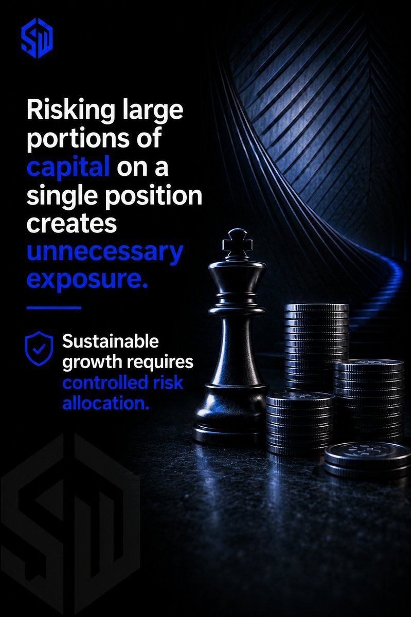 Theswizzway's tweet photo. Concentration can amplify returns, but it can also amplify losses.

Sustainable wealth is built by managing exposure, protecting capital, and allowing disciplined decisions to compound over time. 

Control the risk. Protect the capital. https://t.co/PNsiTKHKK5