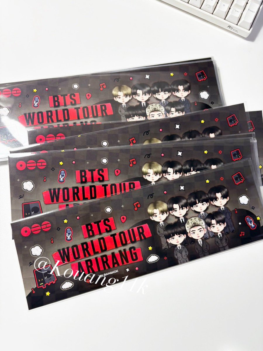 Kouang11k's tweet photo. เห็น giveaway ของคนอื่นๆมีแต่สวยๆน่ารัก💜 ของเราจะประมาณนี้🥹🥹 #BTS_WORLDTOUR_BANGKOK
#BTS_WORLDTOUR_ARIRANG_BANGKOK https://t.co/WJJozWimVQ