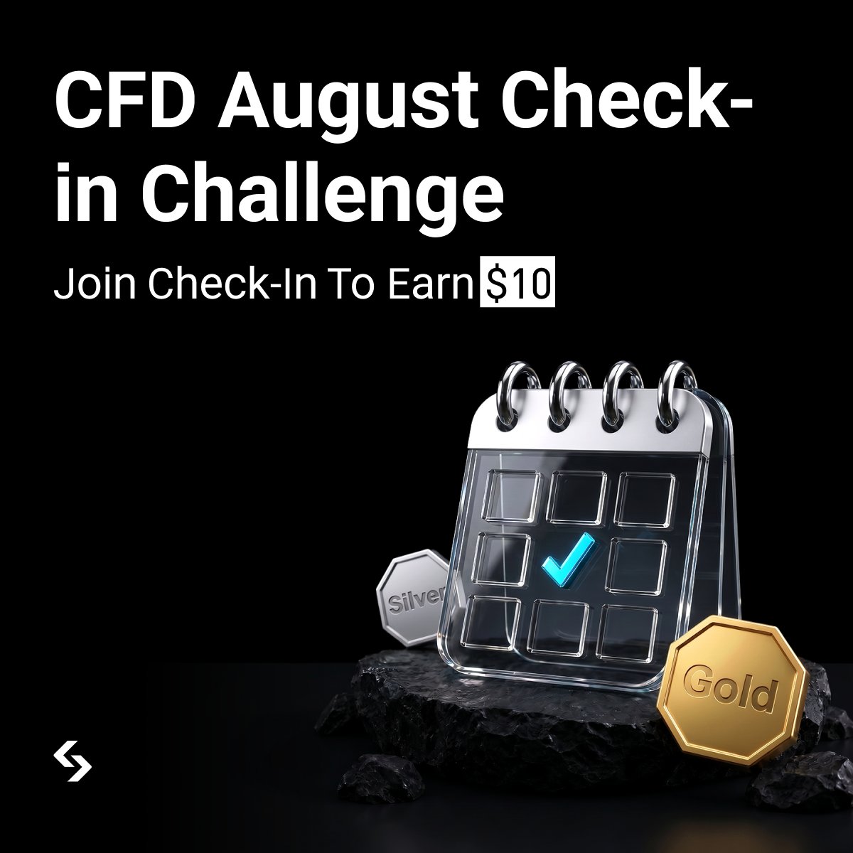 Bitget_TradFi's tweet photo. Join Bitget CFD August Check-In Challenge and earn $10 with just 5 check-ins!

📅 Period: Aug 13, 13:00 – Aug 31, 15:59 (UTC)

> Complete one CFD Metals or Forex buy task for 5 days.
> Complete all 5 tasks to win $10.

Limited prize pool. First come, first served.
