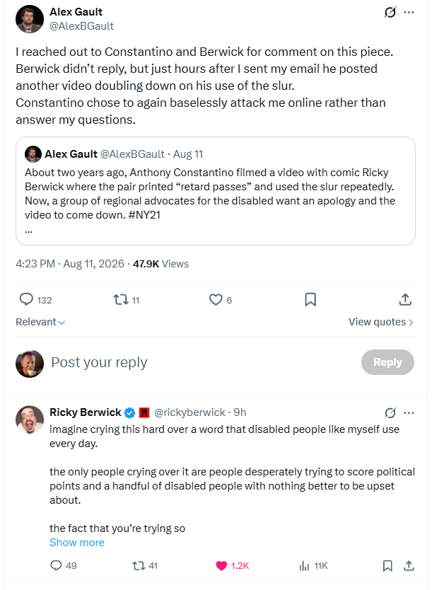 Hudson_1985Ky's tweet photo. Comments weren't going the way he wanted in his other tweet, so he locked replies in this one. LMAO.

Playing the victim is why you get made fun of. https://t.co/KKUWoTCCZl
