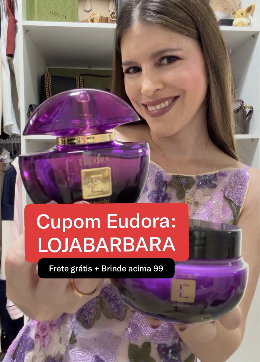 cupom_da_ba's tweet photo. Cupom Eudora 2026: LOJABARBARA
✨Use o cupom LOJABARBARA para ganhar Frete Grátis + Mimo (acima de R$ 99) no site oficial.
Código ativo e verificado em 2026 para Siàge, Niina Secrets e todo site EUDORA.
#eudora #cupomeudora #siage #niinasecrets
https://t.co/Zy7K5oyaP0 https://t.co/9WqjPijiCr