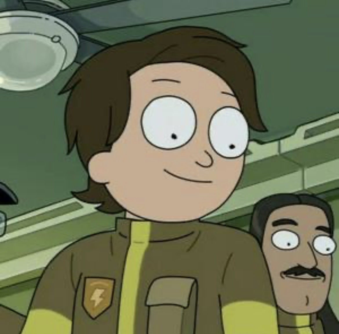 syrupvalve27's tweet photo. matrix morty is so cute to me. he's so☹️awwwgahh look at ur messy hair aw☹️💧and it got darker☹️☹️☹️and then he looks like that one guy from the homoerotic cannibal show with mads mikkelson https://t.co/lowr39DWFz