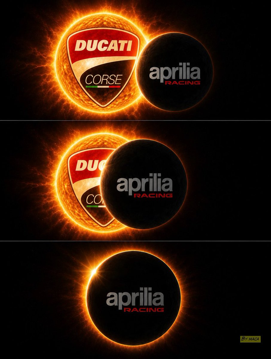 jdpmad's tweet photo. El eclipse que vemos los fans de MotoGP. https://t.co/LAS47fDU4g