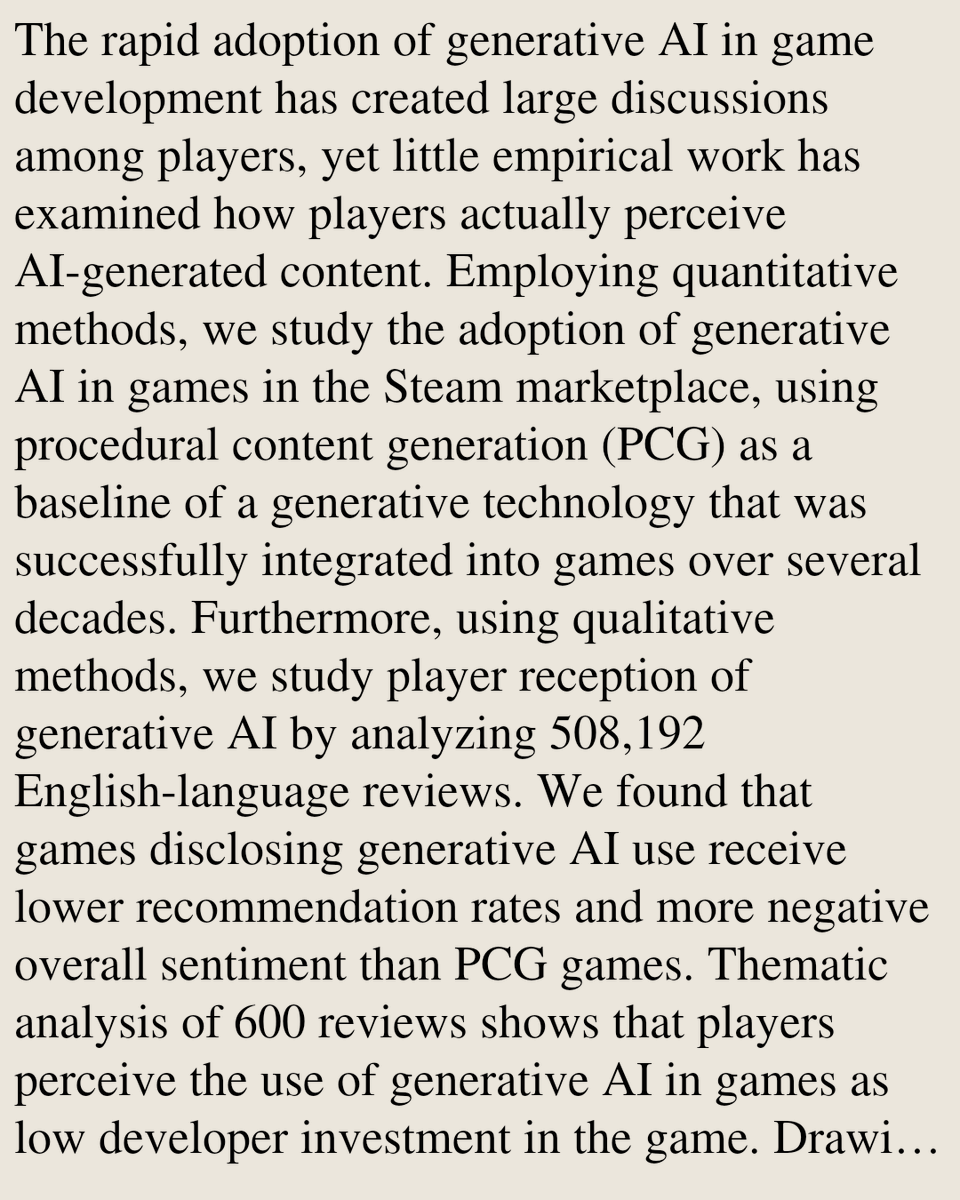 Player Perceptions of Generative AI in Games: A Steam Review Analysis Mahsa Bazzaz, Seth Cooper