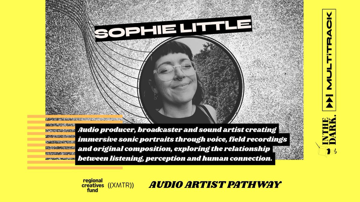 _multitrack's tweet photo. Next up meet Sophie, one of six artists joining this year's Audio Artist Pathway

The programme brings together artists from across the UK to share ideas, build connections and support each other's creative journeys

@xmtr.fm @AmazonUK https://t.co/hXKFqkestz