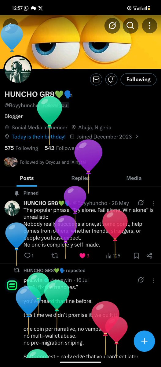 UkoBassey57980's tweet photo. Happy birthday @Boyyhuncho 
My brother since day 1
Wishing you all the very best in life https://t.co/O6ZvMPApda