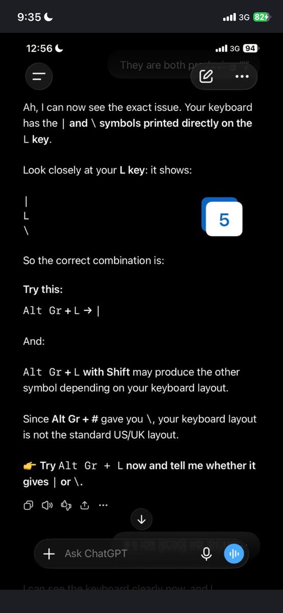 Uzonnadiocha's tweet photo. @AskMichaelTaiwo 3. Simple problem, right? Apparently not. 😂
AI confidently told me to try one combination.

❌ Didn’t work.

It suggested another.

❌ Still didn’t work.

Another one.

❌ Wrong again. After much trials and consistent generation of wrong responses by my buddy (ChatGPT). https://t.co/WvOQK3BeUQ