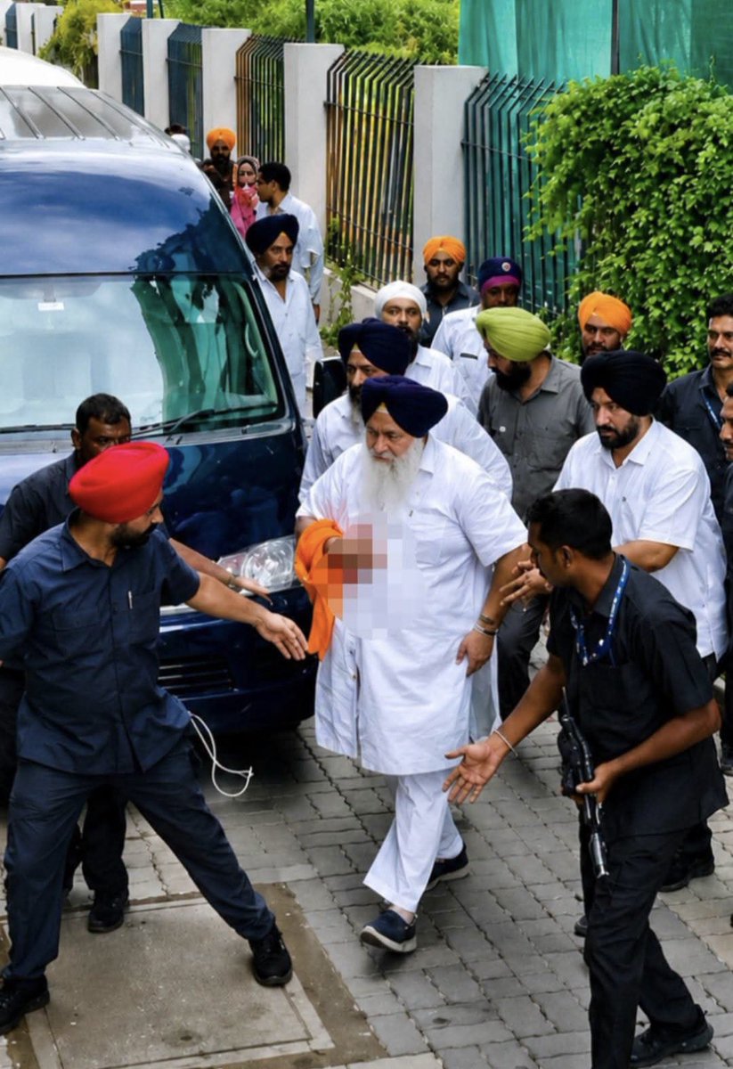 J_Harpreetsingh's tweet photo. The Sikh community’s resentment toward the Badal family, in light of Panthic sentiments, may be justified. However, expressing that resentment through an attack within the premises of a Gurdwara Sahib is unjustifiable under any circumstances. Preserving the sanctity of the Gurdwara Sahib is the foremost responsibility of every Sikh.
In punjabi