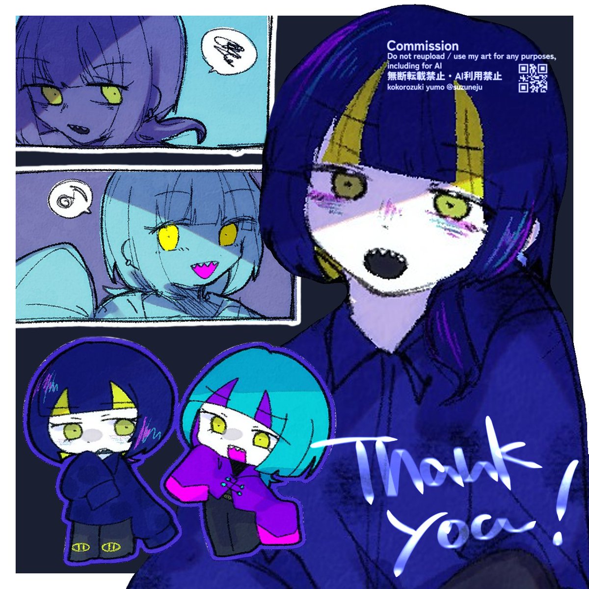 suzuneju's tweet photo. 最近ご依頼で描かせていただいたイラストです✏️🍀ありがとうございます!!! https://t.co/iXLsCpqSkW