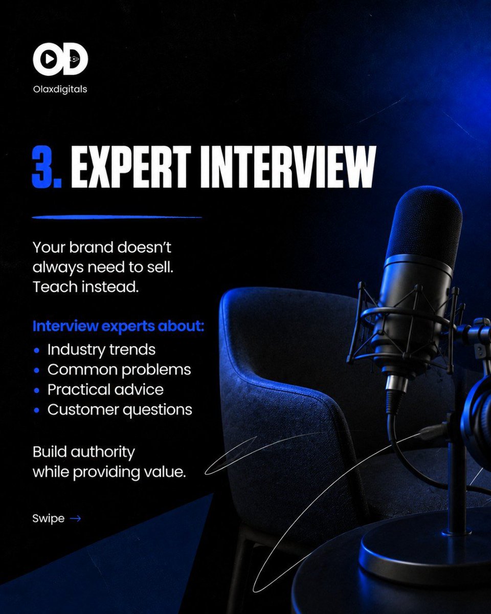 olaxdigitals's tweet photo. 7 Video types every brand should create 
#BrandStrategy #MarketingStrategy #content #contentmarketing #viral https://t.co/5Laa1ys727