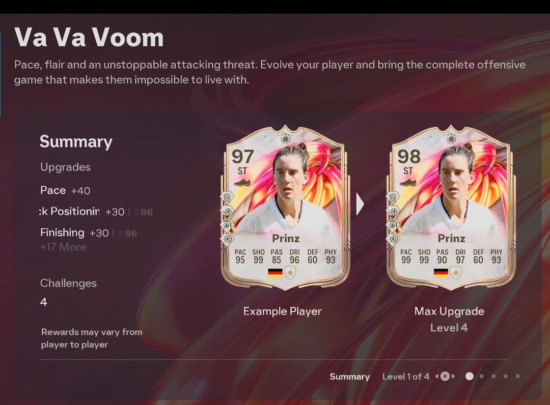 FC26snipingbot's tweet photo. 🚨 EA FC UPDATE

The 1000 Token Store EVO gives your card +40 Pace 🤯

Follow for more EA FC updates 👀

#FC26 #EAFC #UltimateTeam #FUTTrading #FUT
Source: killerfuttrading https://t.co/DNekYj0VHH