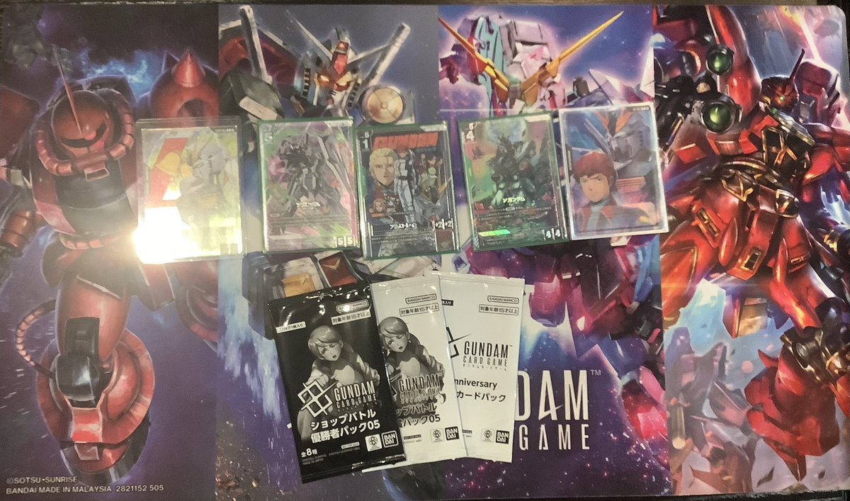 本日開催⚔️大会結果報告 (#ガンダム)ショップバトル 優勝は🏆 マーモ