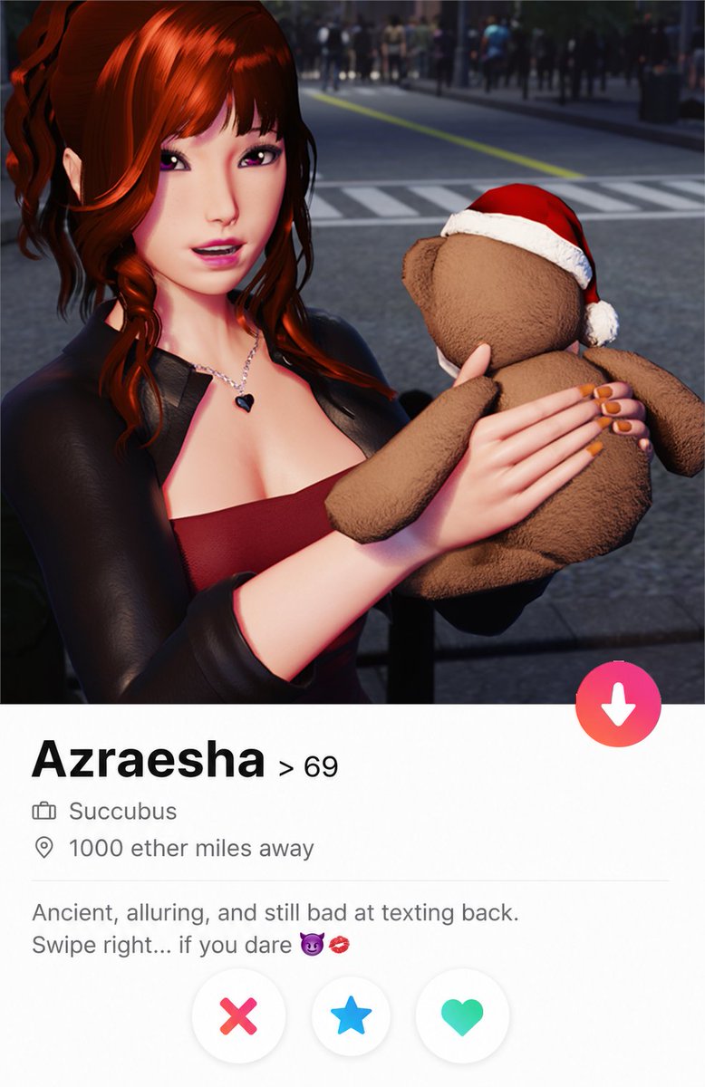 zanith_one's tweet photo. Swipe right? 😈
Or left? https://t.co/N6yTEry7cL
