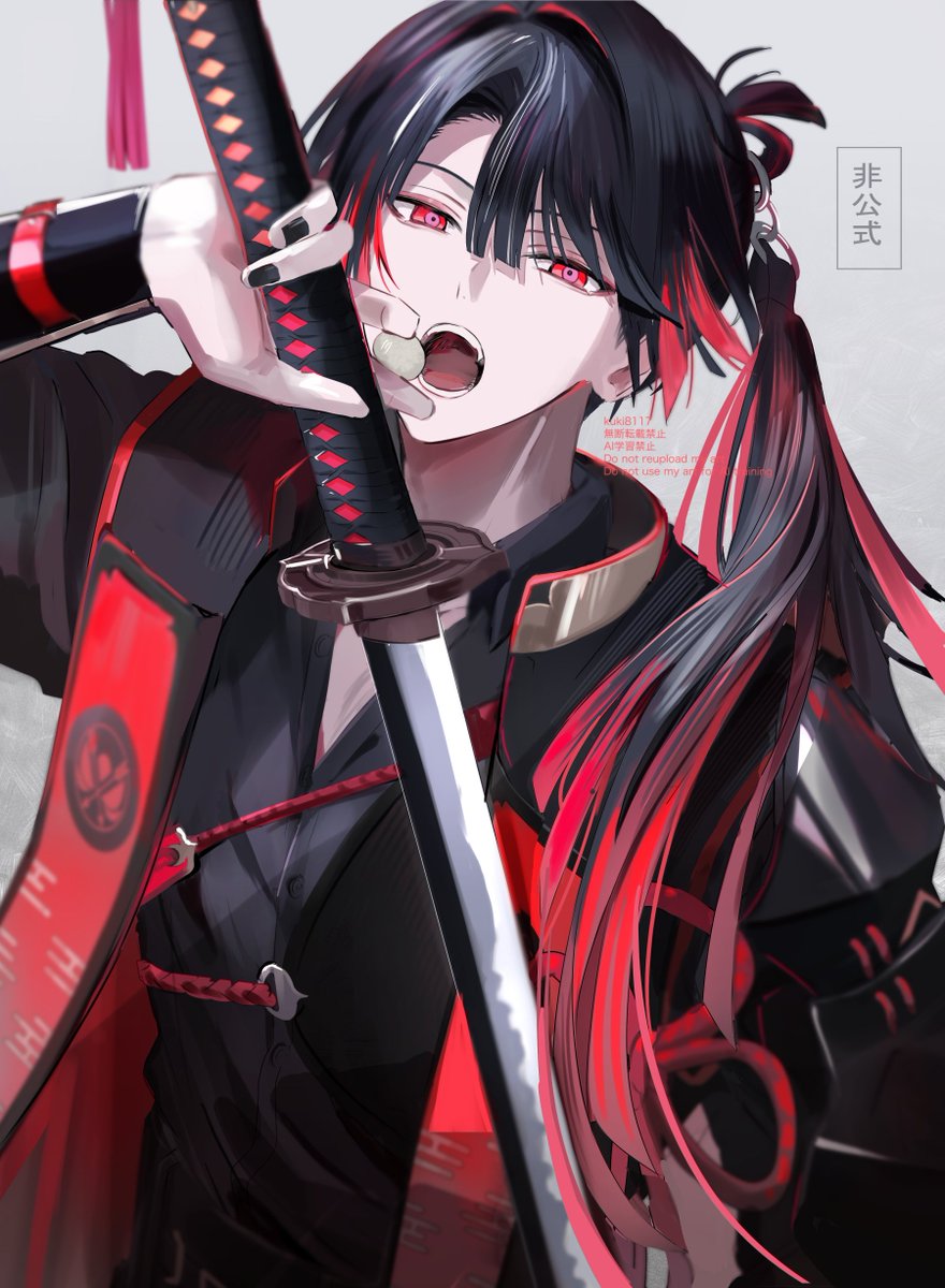 kuki8117's tweet photo. 【ご報告】改めまして、刀剣乱舞より、新刀剣男士「桃太郎祐定」のキャラクターデザインを担当させていただきました。実装は少し先ですが、ぱずぎりの事前登録キャンペーンで入手できますのでよろしくお願いします！
#刀剣乱舞 #とうらぶ #新刀剣男士 https://t.co/q4uBjgyv1u