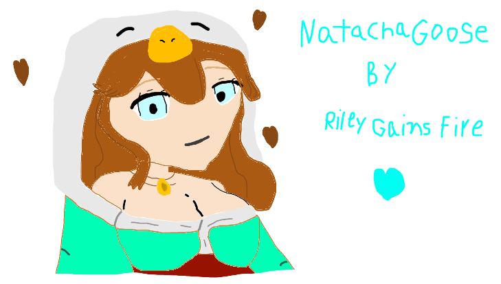 Riley42987's tweet photo. 2 more Artworks I had done on tonight's stream! my drawing No. 7 this time end up being the Lovely Cute Goose @natachagoose, I think this is so far the best artwork I've done so far! 🩵🪿👘 https://t.co/R6vCtzRsAT