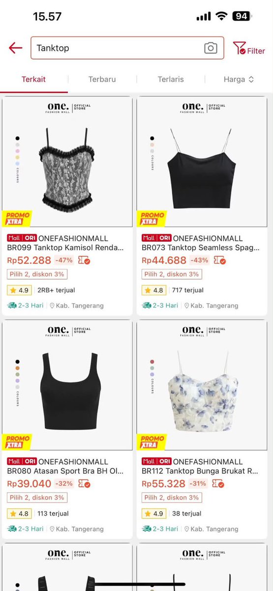 syash___'s tweet photo. BYE UNICLO, H&amp;M, ZARA👋🏻😭

In this economy, ternyata ada brand lokal tanktop yang kualitasnya gak kalah bagus, desainnya elegan dan yang pasti ramah di kantong yaaa. Hidden gem banget si✨🤍 https://t.co/deTxPGaxlD