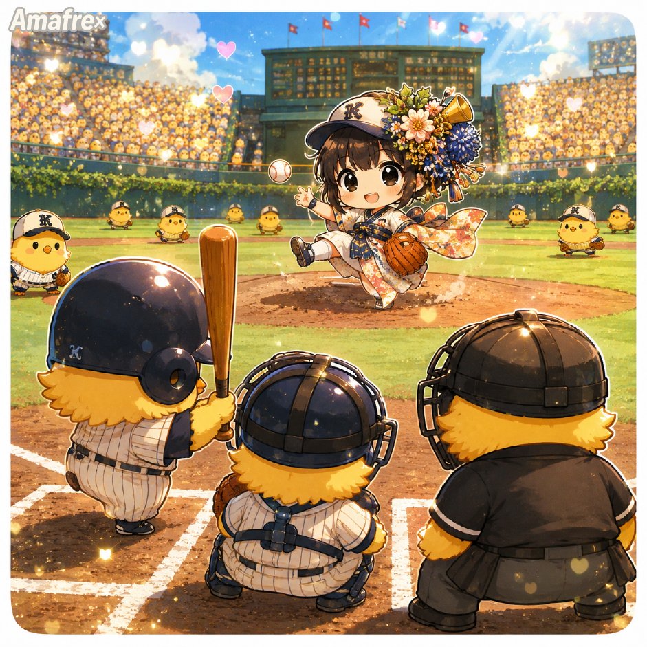 おまけ 「軽く打ち取ってあげる！」 I'll get you out easy! ⚾✨ GN