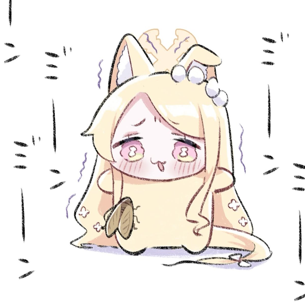 nekoneko_haruka's tweet photo. 涙目セイアちゃん https://t.co/5FMmwKWcjd