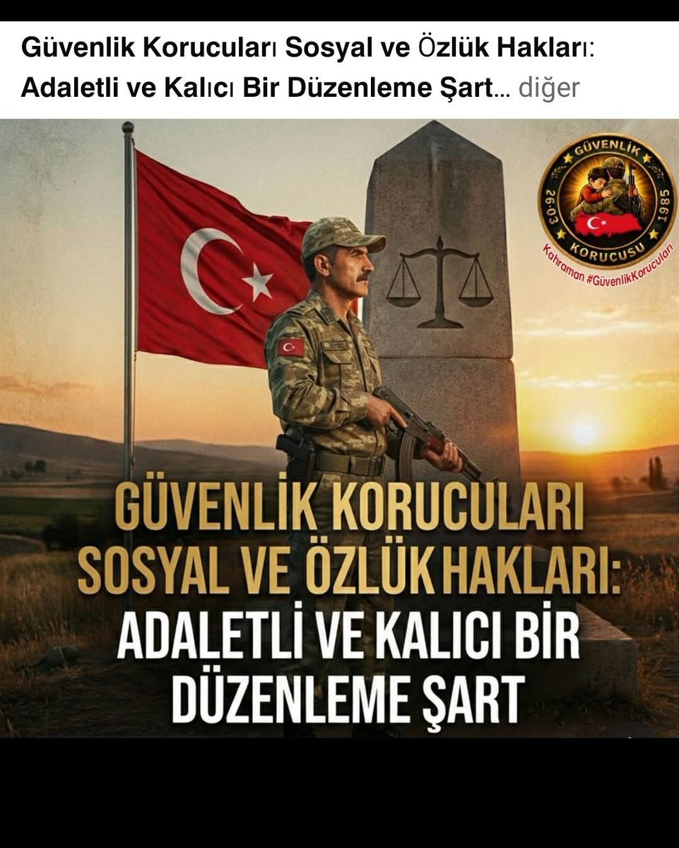 sakbar7272's tweet photo. #GüvenlikKorucuları
Korucuların özlük sıtatüsunun düzenlemesini bekliyor
Korucularımızı en düşük asğeri ücrete tabi olduklarınıda Biliyorsunuz umarım https://t.co/tYlfHl8uxi