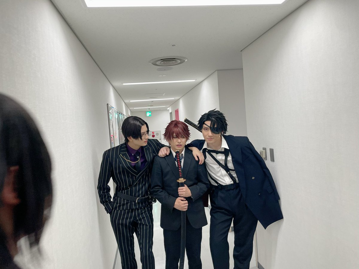 NJPW_K's tweet photo. 本日も2公演ありがとうございました！

ｻｯﾁｮｰと遭遇しました。
暴れ回ってるあのｻｯﾁｮｰに。

嫌な記憶が…

#舞台新宿羅生門 https://t.co/mjY3AWSiH8