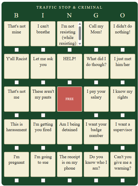 Xunlyn1979's tweet photo. @Thefactsdude Good thing I got my bingo card handy: https://t.co/YcIwaHfcvt