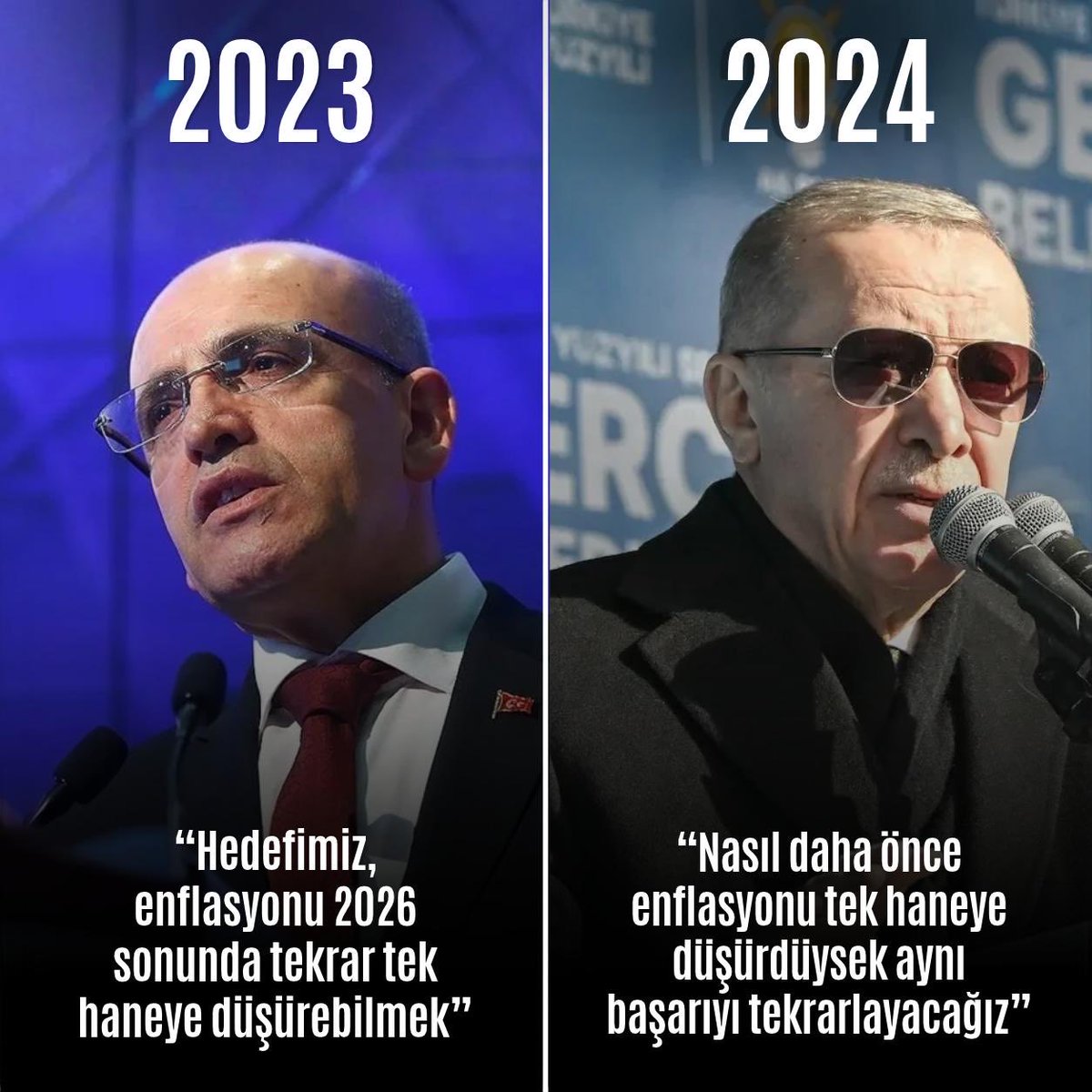 alibabacan's tweet photo. 2026 yılındayız...

Hayal: Tek haneli enflasyon (%10’dan az)

Gerçek: Yıl sonunda dahi %28