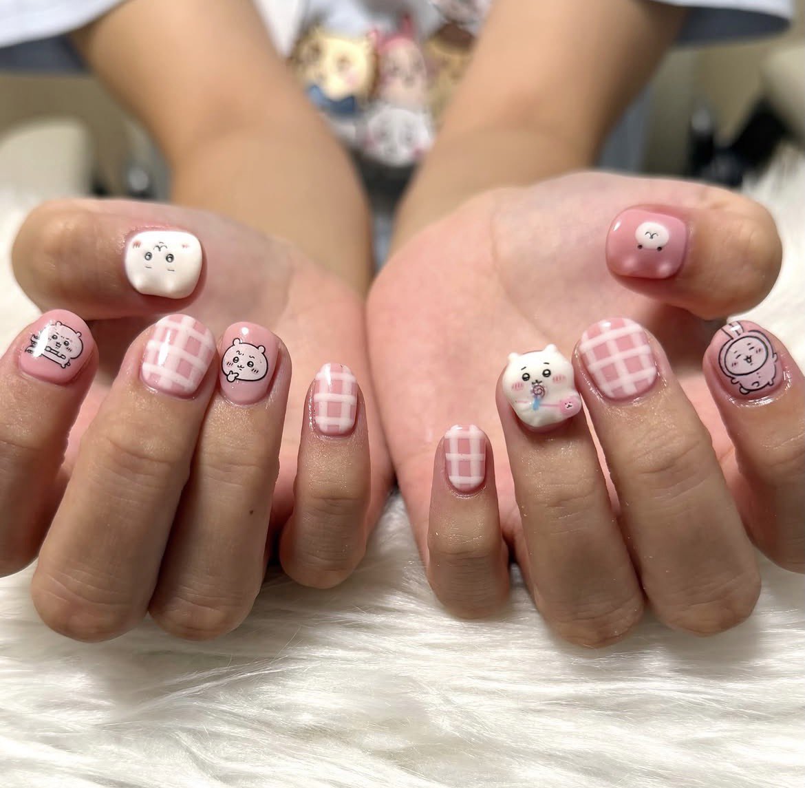 dia01_chums's tweet photo. ちいかわネイルした♡かわいい！ https://t.co/9Q0UNlwDeo