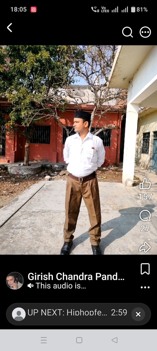 garimadasauni's tweet photo. इसीलिए तो भाजपा और आरएसएस को झूठ की दुकान कहा जाता है भाजपा आरएसएस का कहना है कि जिसे वह यज्ञ करवाया उनका आदमी नहीं है और उससे भाजपा और आरएसएस का कोई लेना-देना नहीं है लेकिन यह है गिरीश पांडे की प्रोफाइल से ली गई स्क्रीनशॉट जिसने रामलीला मैदान में शुद्धिकरण यज्ञ करवाया 
@AjitSinghRathi 
@ajitanjum 
@ravish_journo