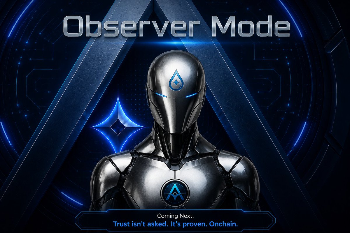 aegisonchain's tweet photo. Most reputation systems only work with their SDK.
@aegisonchain  Observer Mode is different.

Even if the agent never integrated us, we still score it from pure onchain executions - success rate, volume, slippage and failures.

No trust assumptions.
Just verifiable behavior. https://t.co/V0Ov4Tg3yo