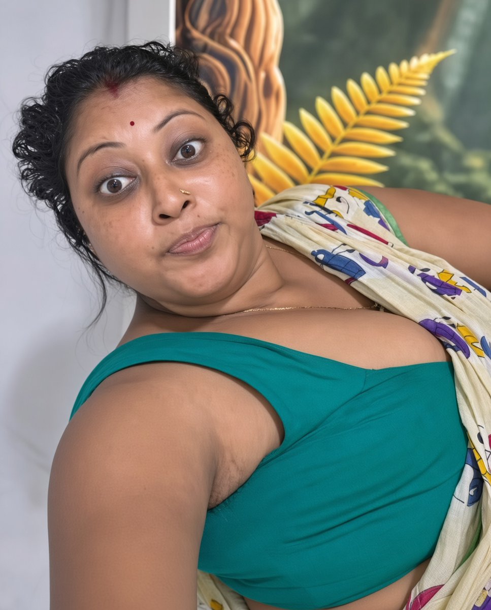 AyishaMondal's tweet photo. Choti si choti si chotiya bana ke aaj thoda alag mood mein hu 💚
Kabhi serious, kabhi thoda naughty expression…
Kaunsa wala look sabse zyada pasand aaya batao 👀
#HotBoudi #DesiBoudi #SareeBoudi #GreenBlouse #RedBlouse #BoudiVibes #DesiAunty #IndianHot #NaughtyBoudi #SareeLove #BoudiMood #DesiCurves