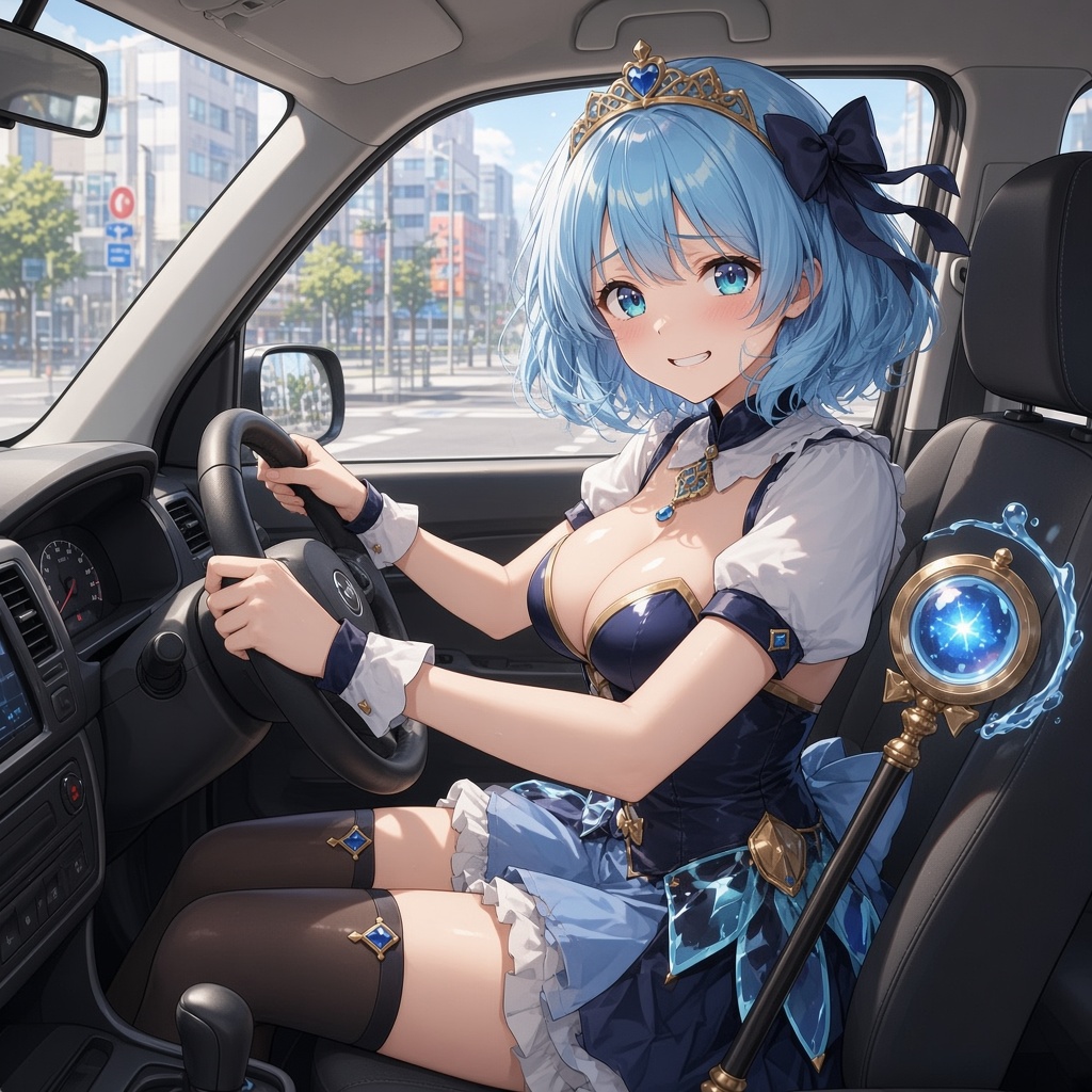 kyattle's tweet photo. 車の運転席楽しい😊
あれ、警察の方が外から私に話してる。
運転免許証、職務質問どうしよう😰

お茶目なアクアちゃんでした🦋
#AIart️️️️️️️️️️️️️️️️️️️️️️️️️️️️️️️️️️️️️️️️️️️️️️️️️️️ #マジカルスパークル https://t.co/a9uFn4I5EB